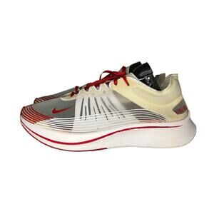 Nike Mens Zoom Fly SP AJ9282-100 Red Beige Lace Up Sneaker Shoes Size 11.5